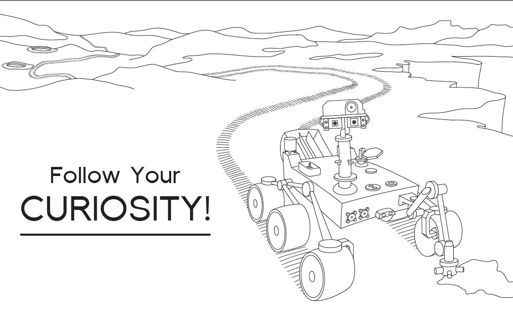 Curiosity's Coloring Sheet