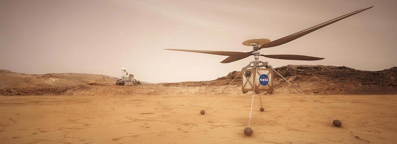 Artist's concept of the Mars Helicopter