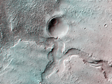 Channel in Lucus Planum