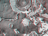 Crater in Meridiani Planum (2.3 N, 356.6W)