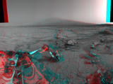 Mars Stereo View from 'John Klein' to Mount Sharp, Raw