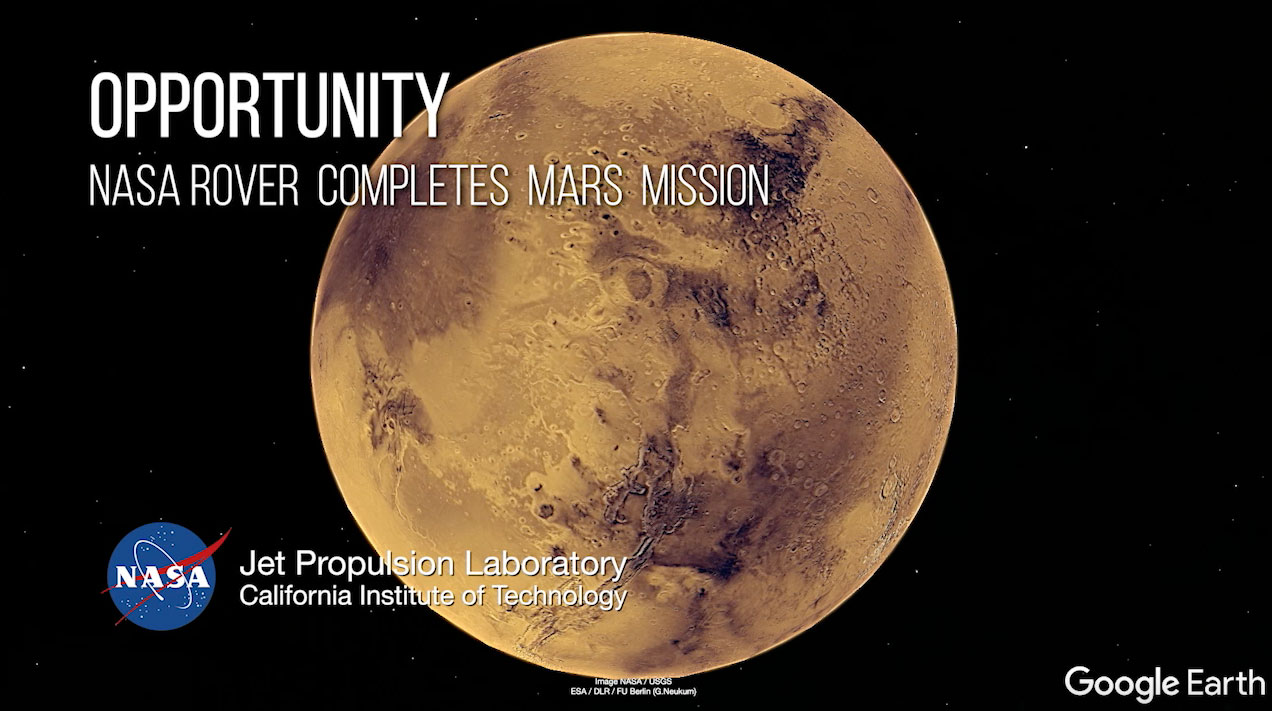Watch video for Opportunity: NASA Rover Completes Mars Mission