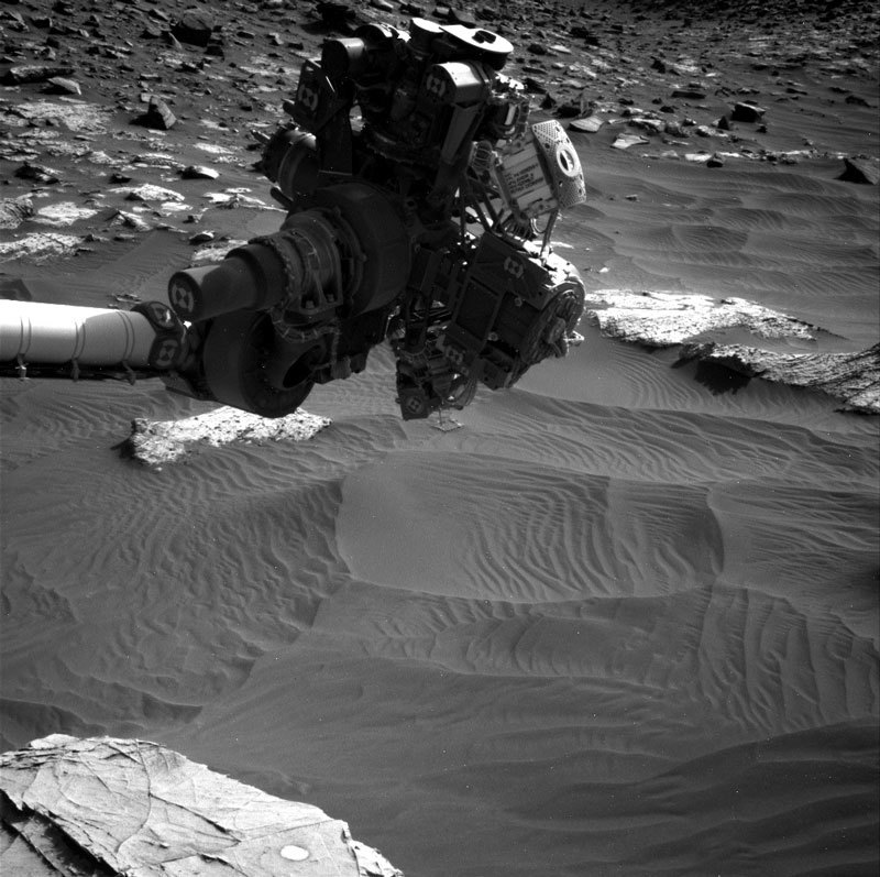The MAHLI instrument operating on Mars