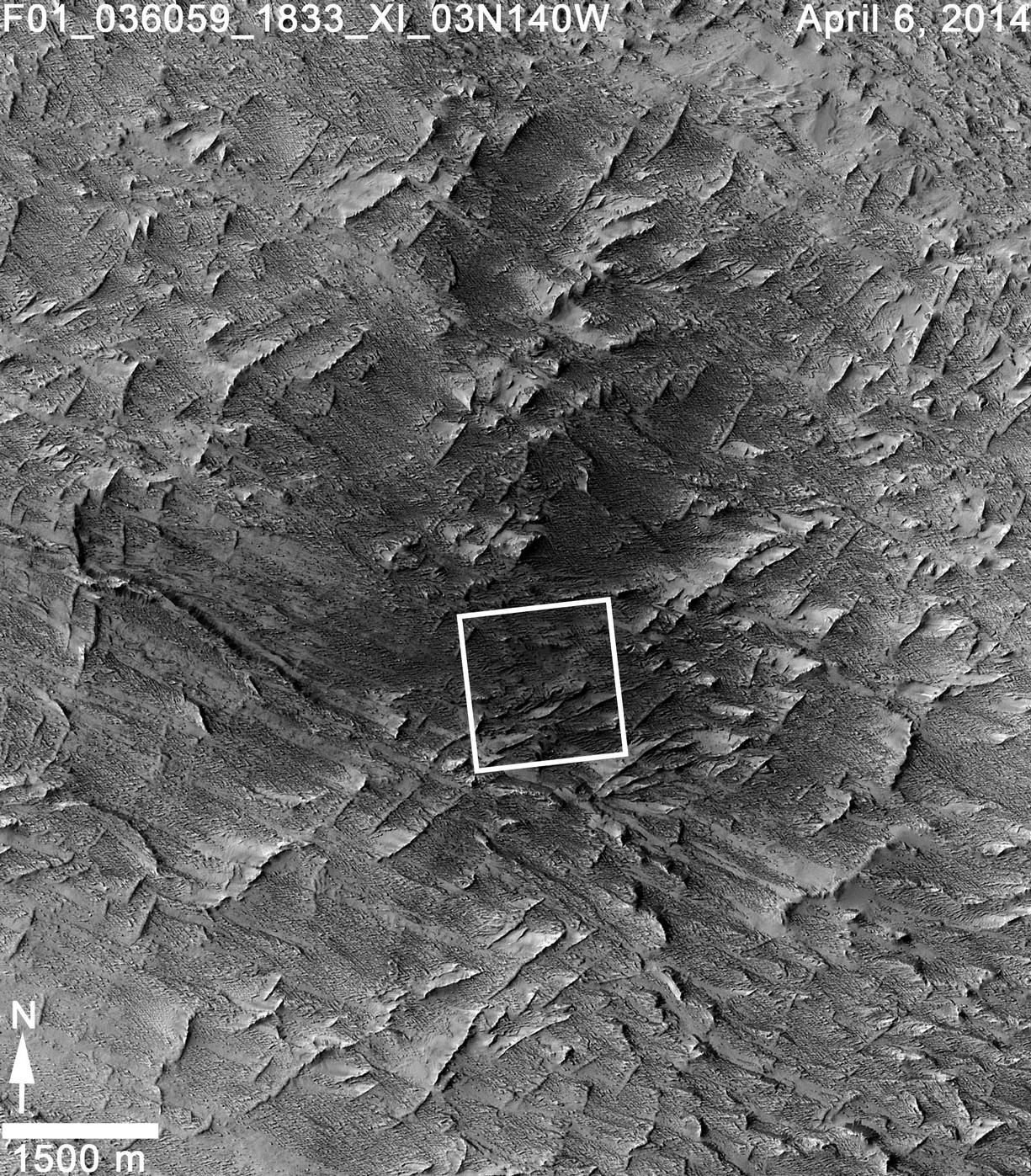 Fresh Mars Crater Confirmed Within Impact Scar