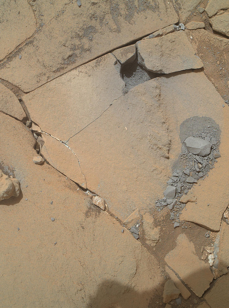 Results from Curiosity's Mini-Drill Test at 'Mojave'