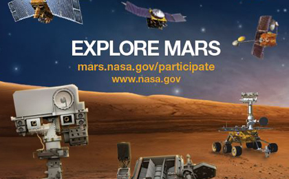 Click to download: Explore Mars Sticker
