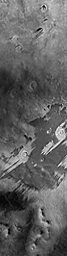 Context Camera View in Phoenix Landing Region in Martian Arctic