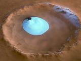 The European Space Agency's (ESA's) Mars Express obtained this view of an unnamed impact crater located on Vastitas Borealis, a broad plain that covers much of Mars's far northern latitudes.