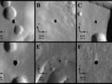 Seven Possible Cave Skylights on Mars