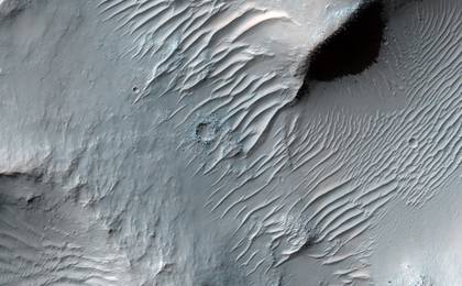 Dunes on Floor of Samara Valles, Mars