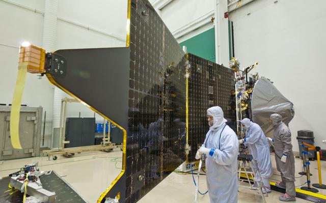 NASA's MAVEN spacecraft recently completed assembly and has started environmental testing.