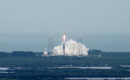 The United Launch Alliance Atlas V rocket lifts off from Space Launch Complex-41 at Cape Canaveral Air Force Station carrying the Mars Atmosphere and Volatile Evolution, or MAVEN, spacecraft on a 10-month journey to the Red Planet. Liftoff was at 1:28 p.m. EST.