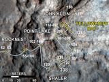 Curiosity's Traverse Map Through Sol 308