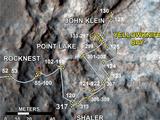 Curiosity's Traverse Map Through Sol 317