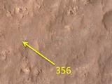This map shows the route driven by NASA's Mars rover Curiosity through the 356 Martian day, or sol, of the rover's mission on Mars (August 7, 2013).