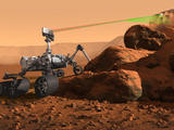 An artist's rendering of the SuperCam instrument aboard the next generation Mars rover scheduled to visit the Red Planet in 2020.