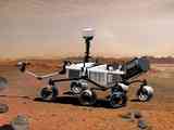 Mars Science Laboratory with Power Source and Extended Arm, Artist's Concept