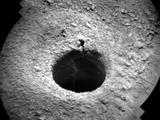 NASA's Curiosity Mars rover targeted the laser of the Chemistry and Camera (ChemCam) instrument with remarkable accuracy for assessing the composition of the wall of a drilled hole and tailings that resulted from the drilling.