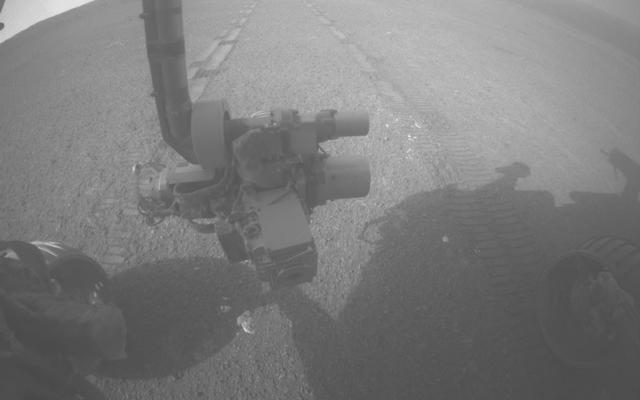 On the 3,309th Martian day, or sol, of its mission on Mars (May 15, 2013) NASA's Mars Exploration Rover Opportunity drove 263 feet (80 meters) southward along the western rim of Endeavour Crater.