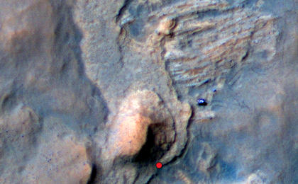 View image for Location of Mars Sandstone Target 'Windjana'