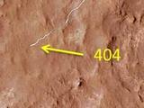 This map shows the route driven by NASA's Mars rover Curiosity through the 404 Martian day, or sol, of the rover's mission on Mars (September 25, 2013).