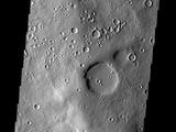 This region of Terra Sabaea contains areas with high densities of small craters.