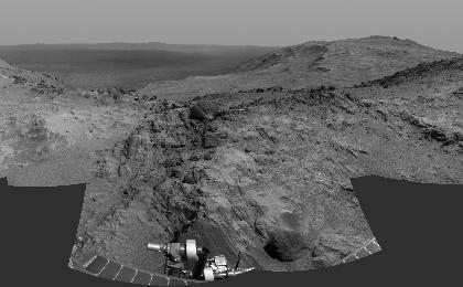 Opportunity's Approach to 'Marathon Valley'