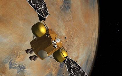 View image for Rendezvous in Martian Orbit