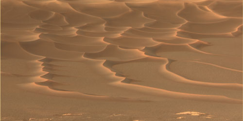 Endurance Crater's Dazzling Dunes before