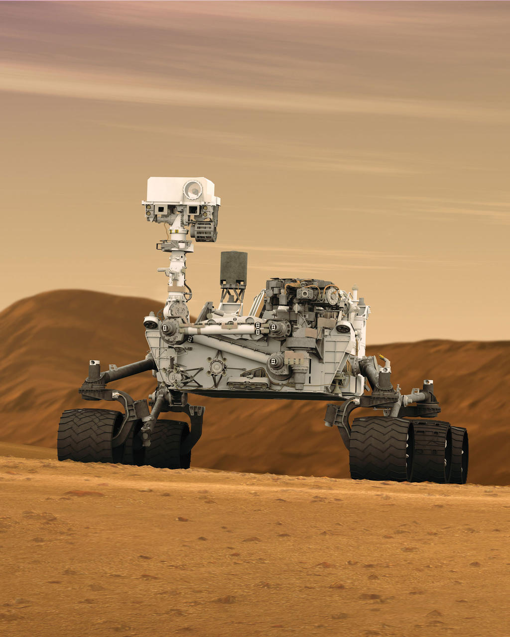 Curiosity s'approche de Mars