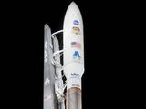 With NASA's Mars Science Laboratory (MSL) spacecraft sealed inside its payload fairing, the United Launch Alliance Atlas V rocket stands ready for launch at Space Launch Complex-41 on Cape Canaveral Air Force Station in Florida.