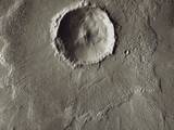 Bacolor Crater is a magnificent impact feature about 20 kilometers (12 miles) wide.