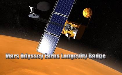Mars Odyssey Earns Longevity Badge