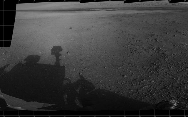 Crisp View from Inside Gale Crater