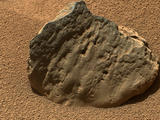 The Mars Hand Lens Imager (MAHLI) on the arm of NASA's Mars rover Curiosity took this image of a rock called "Et-Then" during the mission's 82nd sol, or Martian day (Oct. 29, 2012.)