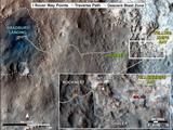 This map traces where NASA's Mars rover Curiosity drove between landing at a site subsequently named "Bradbury Landing," and the position reached during the mission's 123rd Martian day, or sol, (Dec. 10, 2012).