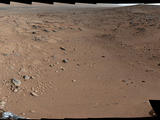 This panorama is a mosaic of images taken by the Mast Camera (Mastcam) on the NASA Mars rover Curiosity during the 106th Martian day, or sol, of the mission (Nov. 22, 2012).