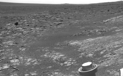 NASA's Mars Exploration Rover Opportunity used its navigation camera to acquire this view looking toward the southwest on the mission's 3,315th Martian day, or sol (May 21, 2013).