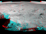 NASA's Mars rover Curiosity captured this stereo view using its Navigation Camera (Navcam) after a 17-foot (5.3 meter) drive on 477th Martian day, or sol, of the rover's work on Mars (Dec. 8, 2013). The scene appears three dimensional when viewed through red-blue glasses with the red lens on the left.