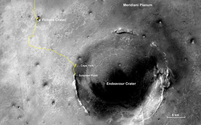 NASA's Mars Exploration Rover Opportunity has been working on Mars since landing inside Eagle Crater on Jan. 25, 2004 (Universal Time; evening of Jan. 24, Pacific Standard Time).