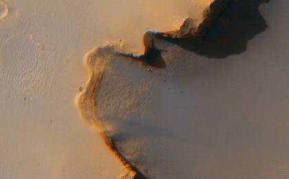 View image for The Opportunity Rover at 'Victoria Crater' (Annotated)