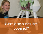 FAQ03: What disciplines are covered?