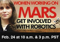 Women Working on Mars: Get Involved in Robotics!