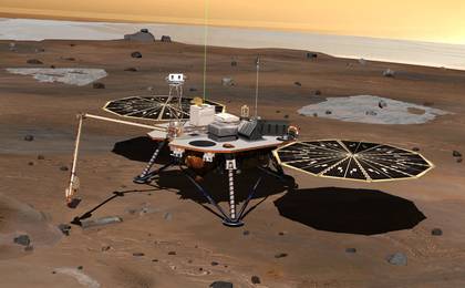 Artist's Concept of Phoenix Lander on Mars