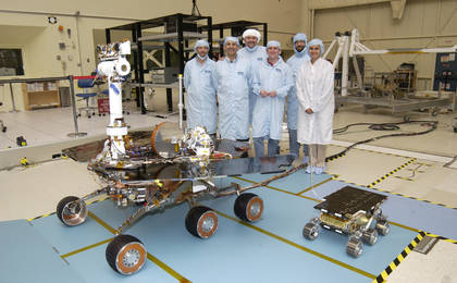 View image for Mars Exploration Rover family photo