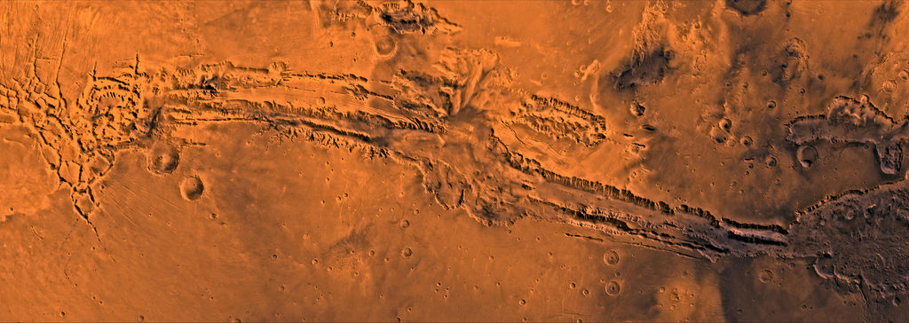 The Deepest Canyon in Our Solar System is on Mars!