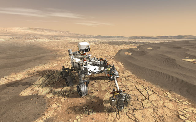 Artist Concept of the Mars 2020 Rover