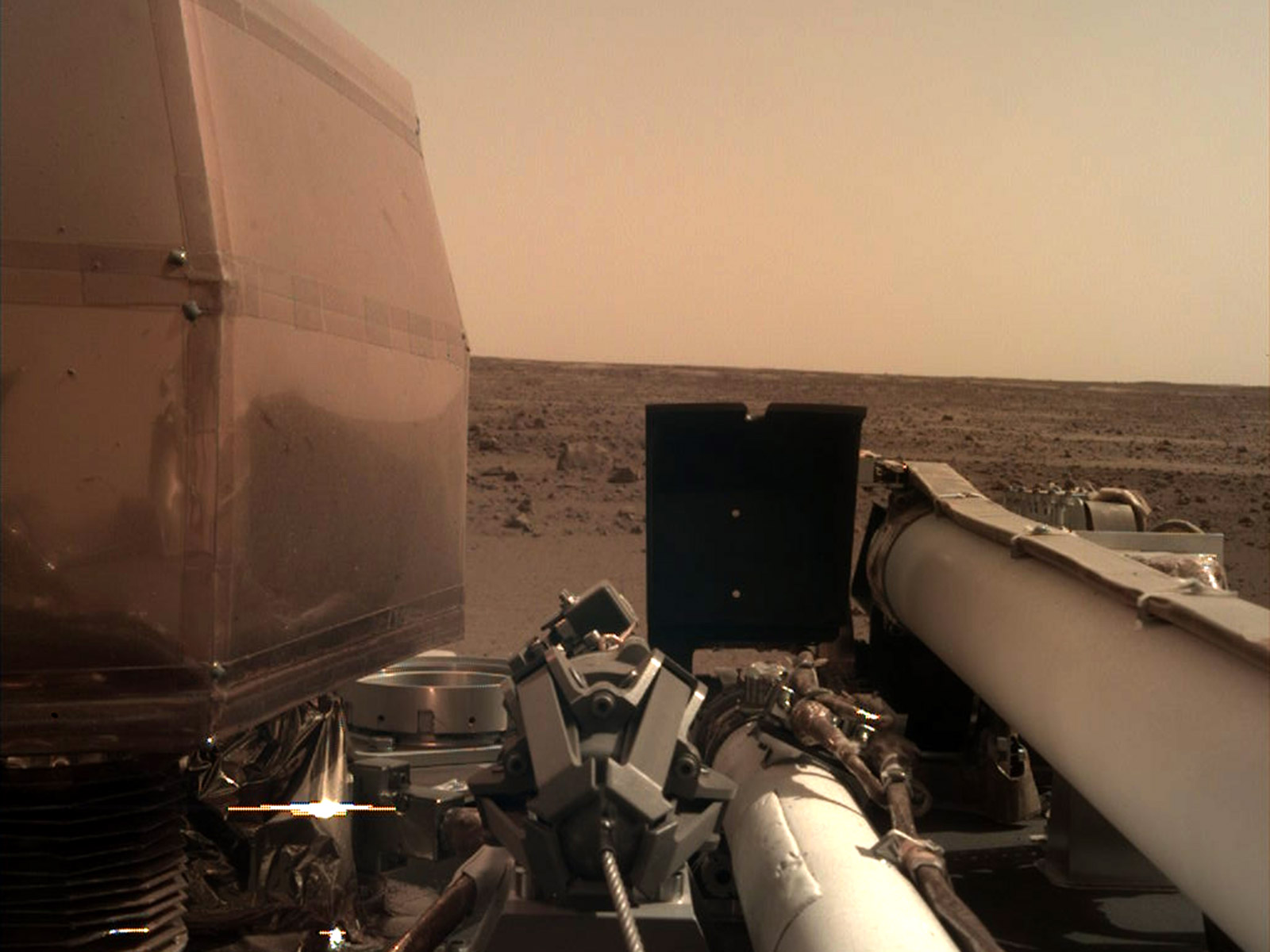 Martian Skies Clearing over Opportunity Rover