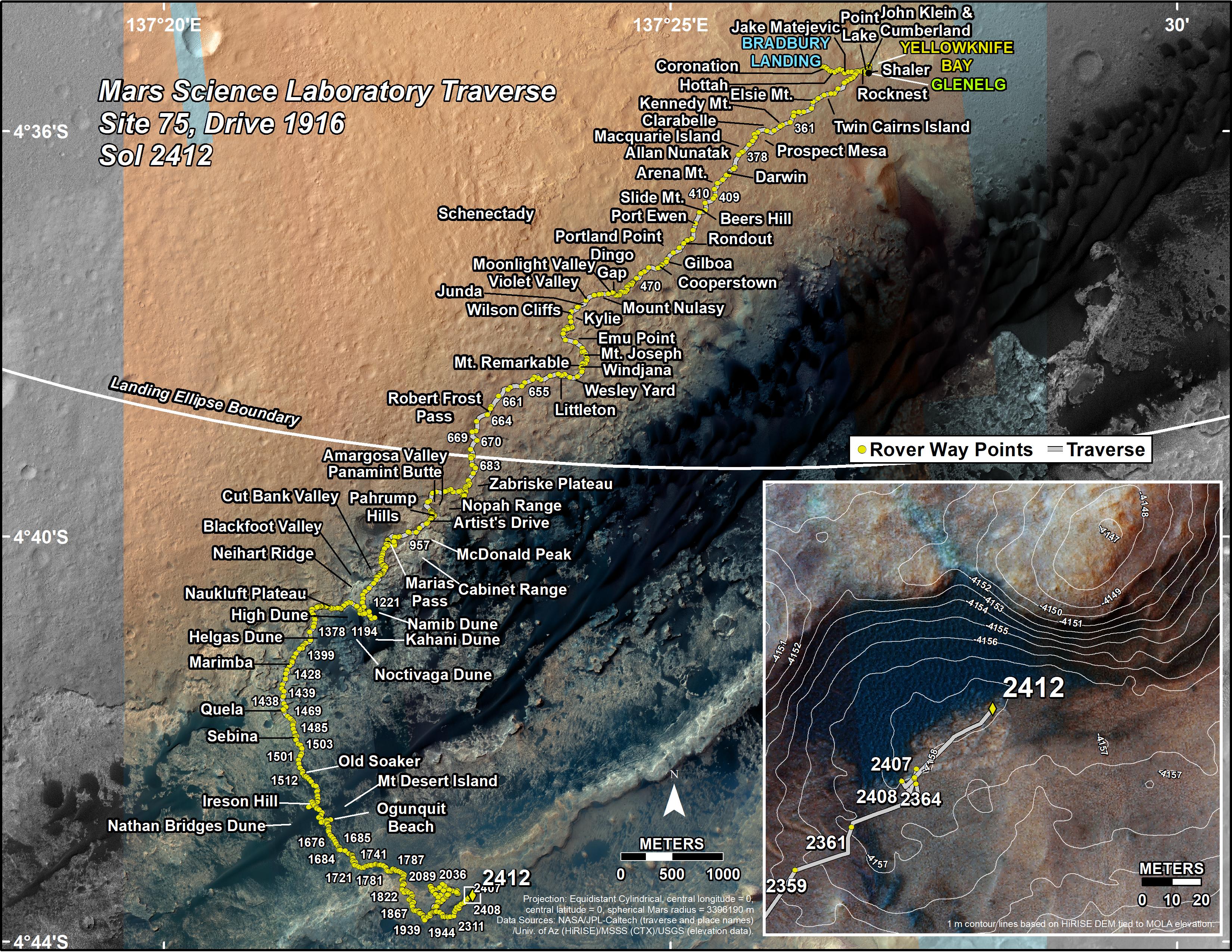 Where is Curiosity? NASA Mars