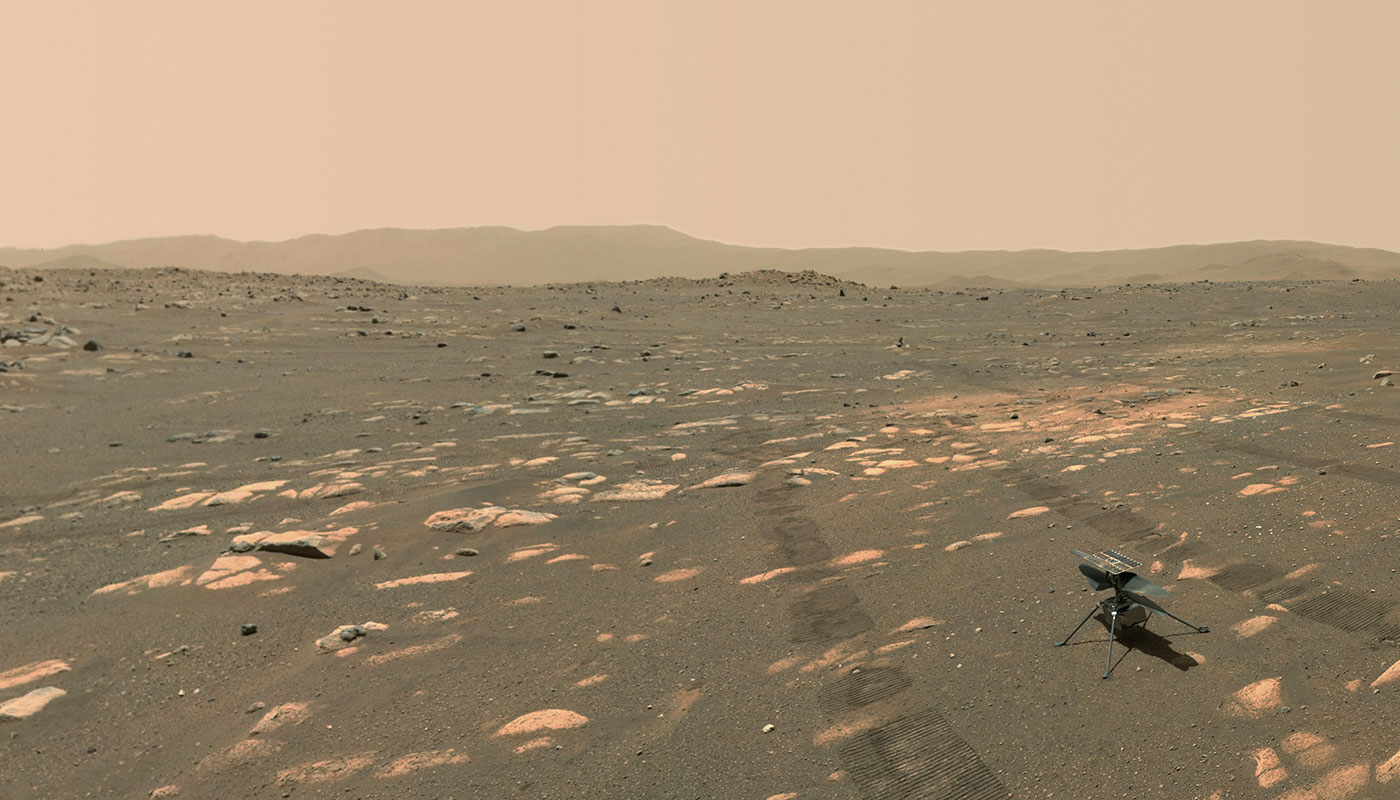 Image by NASA's Mars Ingenuity Helicopter.